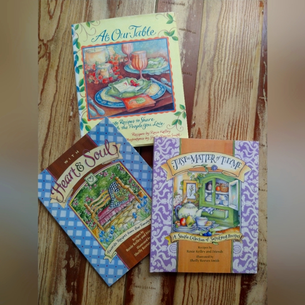 3 Heart &Soul Cookbooks